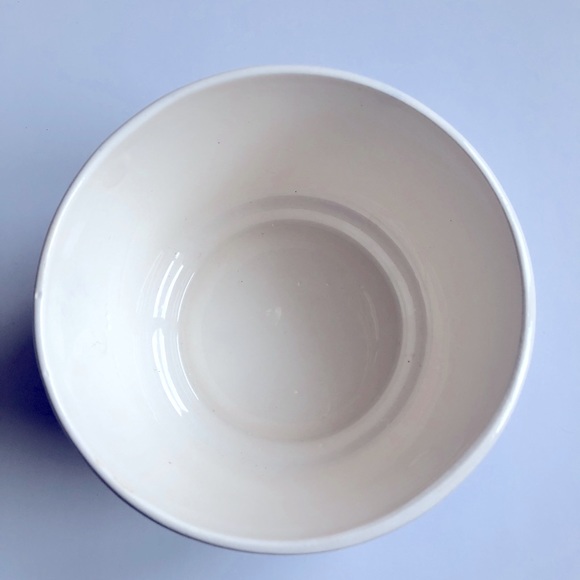 Vintage Windmill Sailboat Ceramic Bowl Planter Container Blue White 5 1/4” - Picture 7 of 15